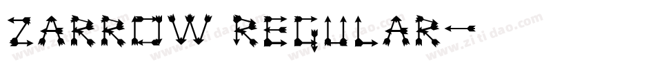 Zarrow Regular字体转换